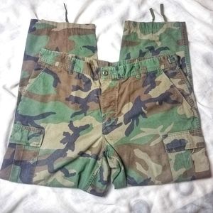 Military Issue Cargo Pants Men's LARGE SHORT